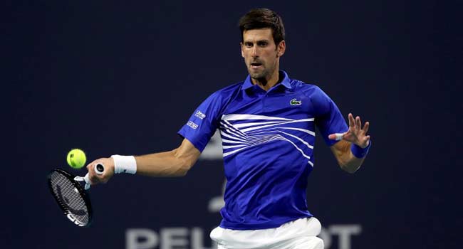 Djokovic, Osaka Win Miami Openers As Thiem Tumbles