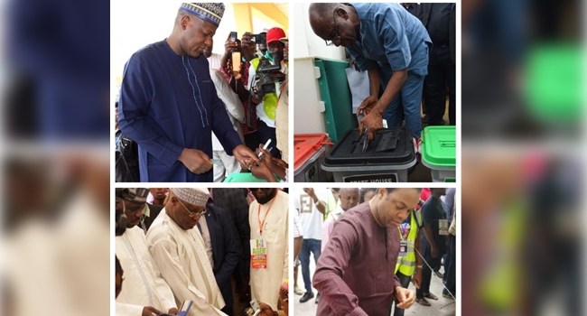 PHOTOS: Prominent Nigerians Take To The Polls