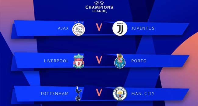 tottenham quarter final champions league