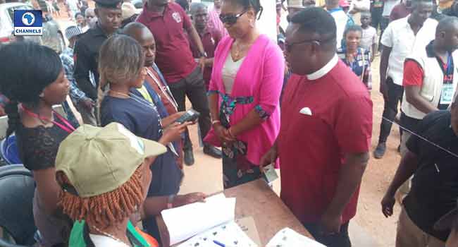 PHOTOS: Governor Ayade, Wife Vote In Cross River