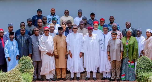 Buhari Meets With Labour Leaders, Gives Assurance On N30,000 Minimum Wage