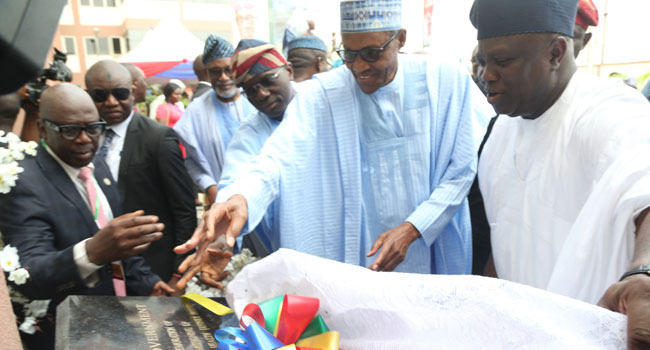 Buhari Inaugurates Digitalised Ayinke House, Other Projects