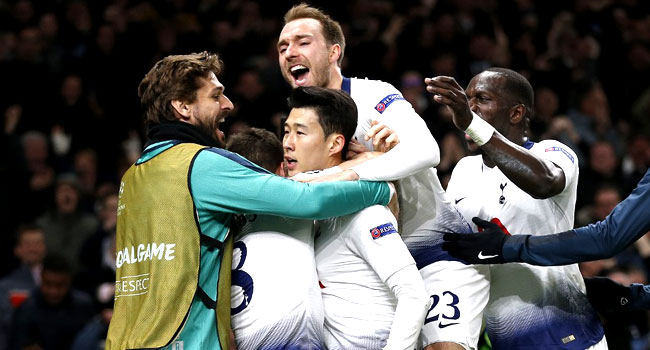 Son Strikes As Tottenham Beat City In Champions League Showdown