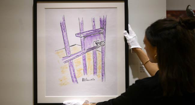 Mandela Prison Drawing Sells For $112,575 In New York