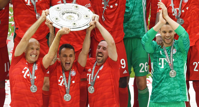 Fairytale Farewell For Robben And Ribery As Bayern Win Bundesliga