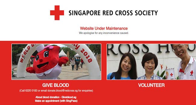 Singapore Red Cross Website Hacked, Details Of 4,000 Potential Blood Donors Leaked