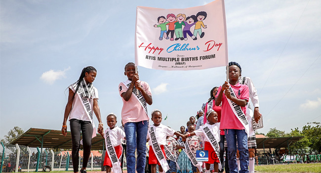 Children's Day parade in Abuja. Photos: Sodiq Adelakun/ Channels TV