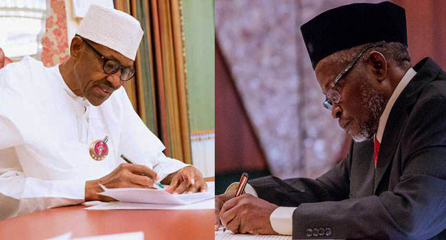 Buhari Asks Senate To Confirm Tanko Muhammad As CJN