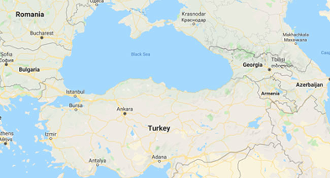 A map of Turkey used to illustrate the story.