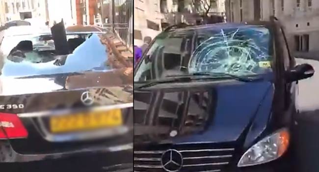 Dabiri-Erewa Slams Man Who Destroyed Cars At Nigerian High Commission In London