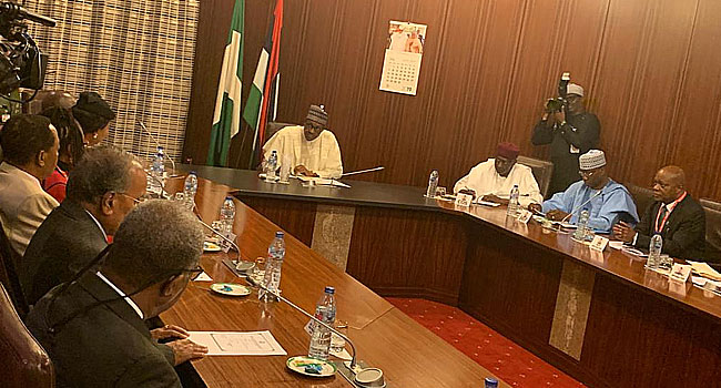 Buhari Meets With Leadership Of Lagos State Chamber Of Commerce, Industry - Channels Television