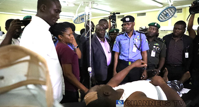 Shiite Attack: IGP Visits Injured Officers At National Hospital