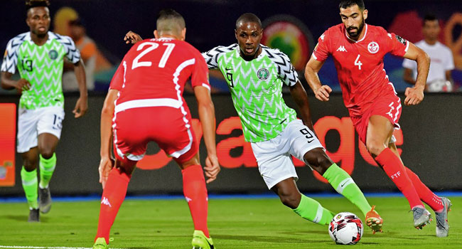 AFCON 2019 Nigeria Grab Early Lead In Tunisia AFCON Third Place Clash