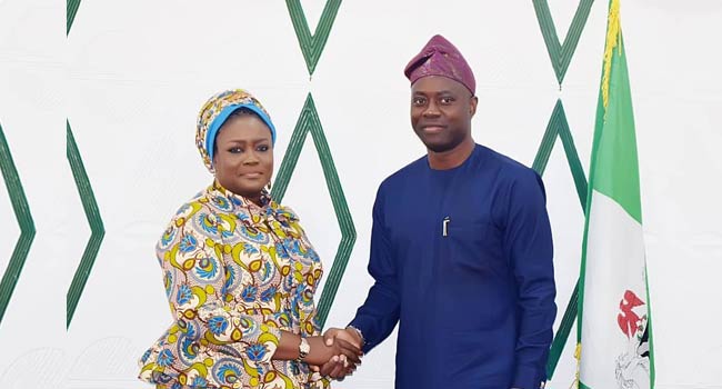 Makinde Swears-In Oyo First Female SSG