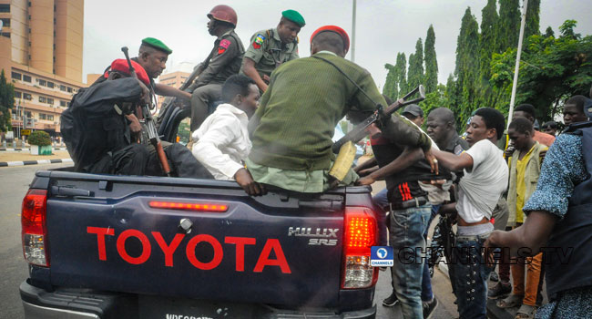 PHOTOS: Police Arrest Protesting Shiite Members In Abuja
