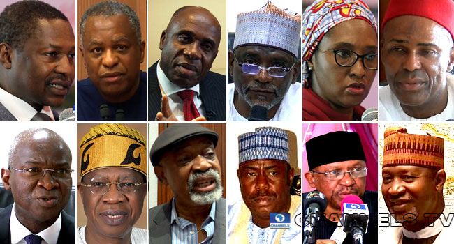 12 Ex Cabinet Members Buhari Included On Ministerial List