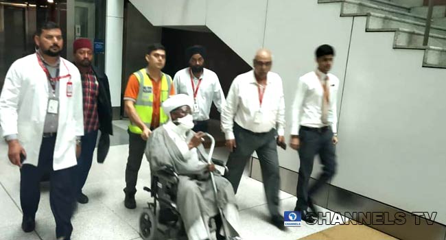 El-Zakzaky Arrives In India For Medical Treatment