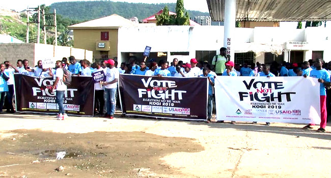 Kogi Youths March, Demand Peaceful Governorship Election