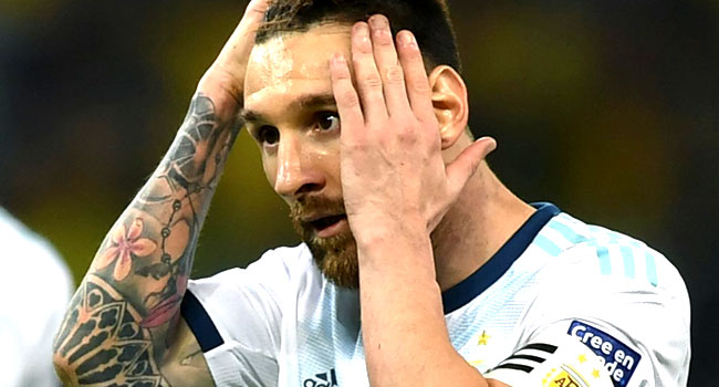 CONMEBOL: Messi Fined $50,000, Banned For Three Months