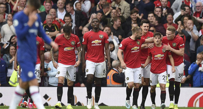 Manchester United Inflict 4-0 Thrashing On Lampard’s Chelsea