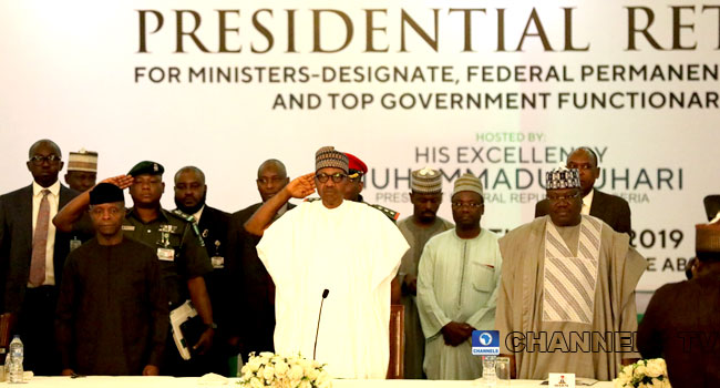 ‘The Solution To Our Problem Lies With Us,’ Buhari Tells Ministers-Designate