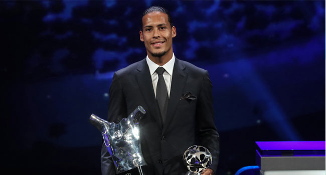 Van Dijk Battle Ronaldo, Messi For FIFA Award