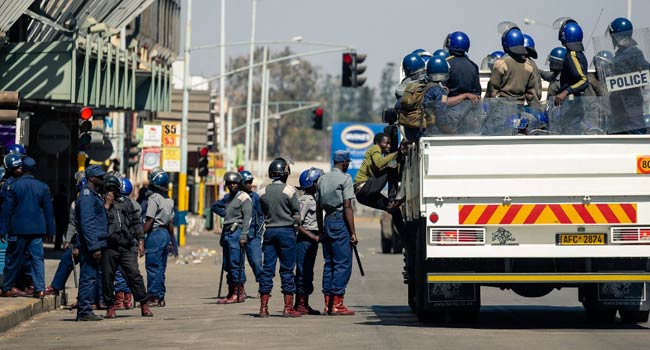 Zimbabwe Deploys Security Forces To Prevent Banned Protest