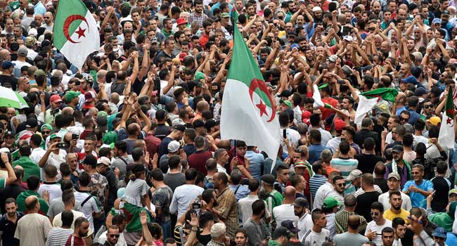 Thousands Protest In Algiers Despite Tight Security