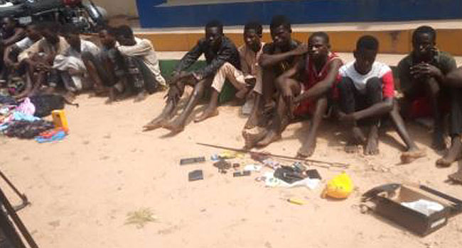 PHOTOS: Gombe Police Command Parades Burglars