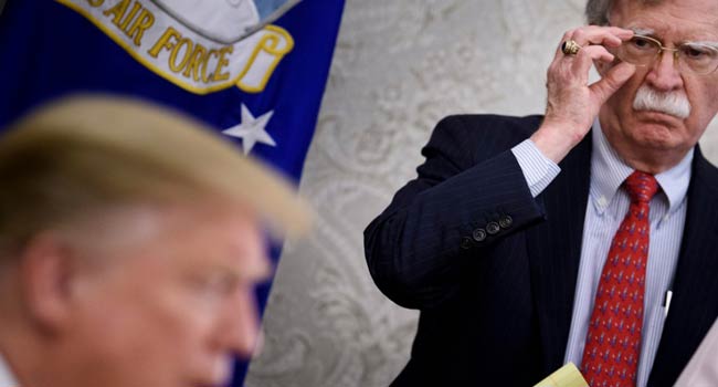 Trump Fires National Security Advisor Chief Bolton