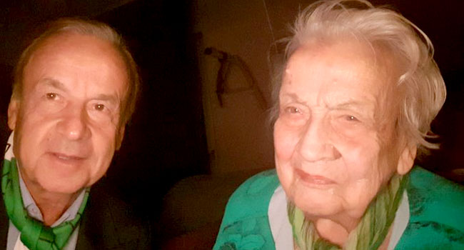 Gernot Rohr’s Mother Dies At 97