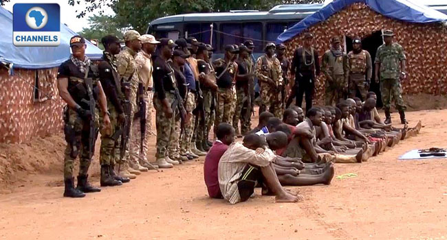 Troops Arrest Gana’s Weapons Suppliers,16 Suspected Kidnappers