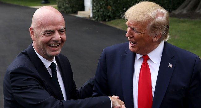 FIFA’s Infantino Meets With Trump Ahead Of 2026 World Cup