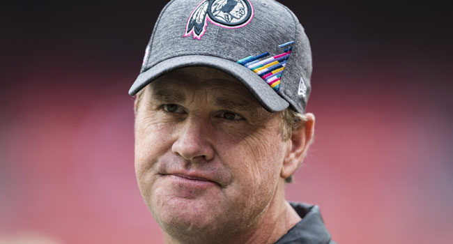 Redskins Fire Jay Gruden As Coach After 0-5 Start