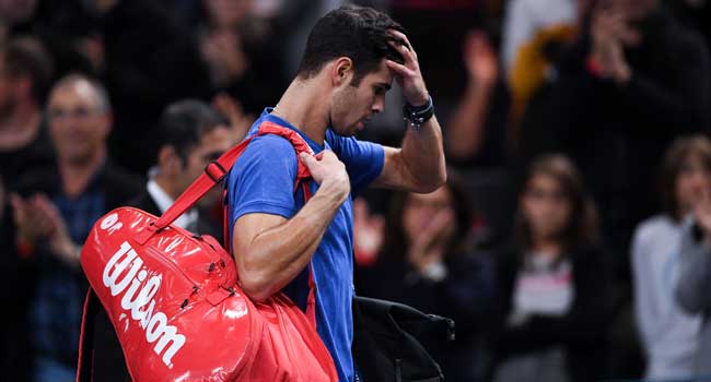 Defending Champion Khachanov Dumped Out Of Paris Masters