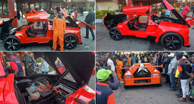 25-Year-Old Manufactures, Unveils Nigeria’s First ‘Carbon Fibre’ Sports Car