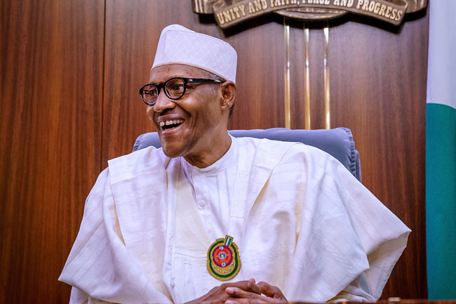 Buhari-Smiling – Channels Television