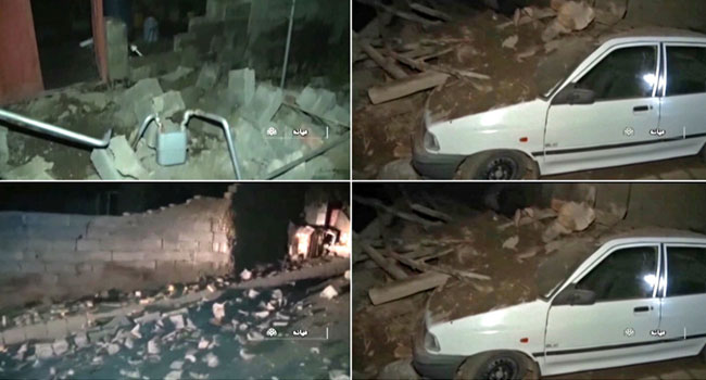 Five Killed, 120 Injured In Iran Earthquake