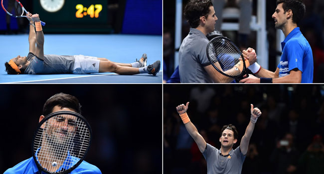 Dominic Thiem beats Novak Djokovic to reach last four: ATP Finals