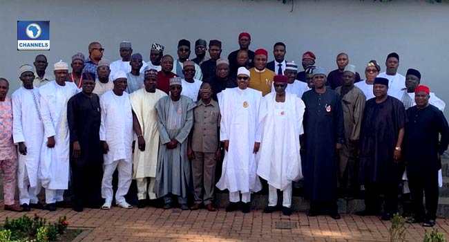 Buhari Meets APC States’ Chairmen