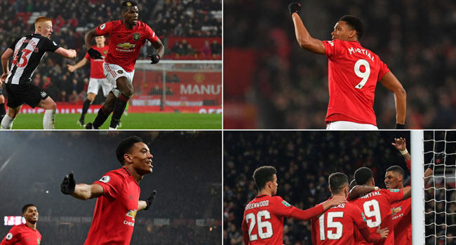 Martial Brace Fires Man Utd In Newcastle Defeat