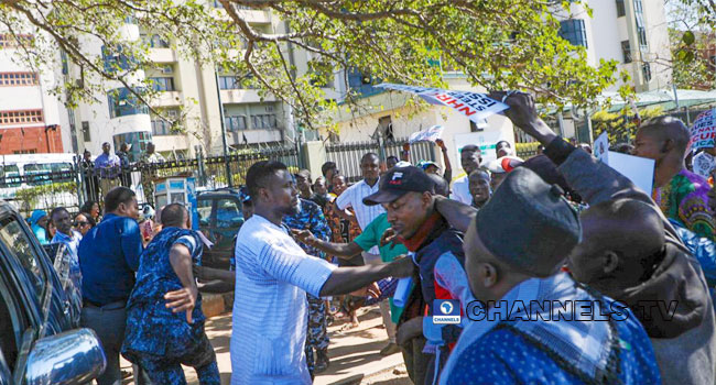 Two Groups Clash In Abuja Over Continued Detention Of Sowore