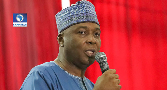 Saraki Welcomes Obaseki To Pdp Says Oshiomholes Masquerade Will Dance