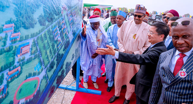 President Muhammadu Buhari was part of the groundbreaking ceremony of the University in December 2019.