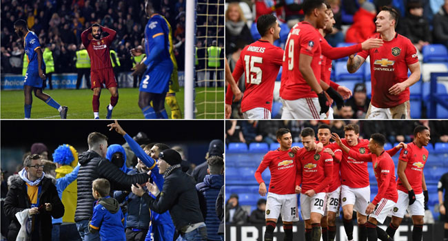 Liverpool Held At Shrewsbury As Man Utd, Man City Cruise In FA Cup