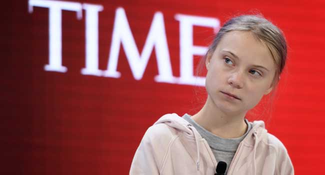 Swedish climate activist Greta Thunberg attends a session at the Congres center during the World Economic Forum (WEF) annual meeting in Davos, on January 21, 2020. Fabrice COFFRINI / AFP