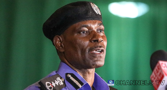 A file photo of IGP Mohammed Adamu. PHOTO: Channels TV/ Sodiq Adelakun