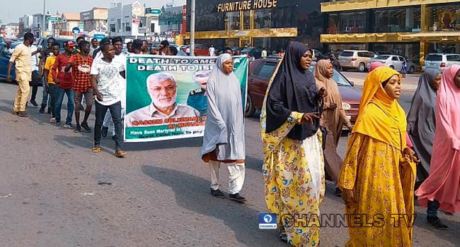 A file photo of an IMN protest.