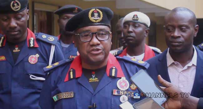 NSCDC State Commandant in Adamawa, Nurudeen Abdullahi