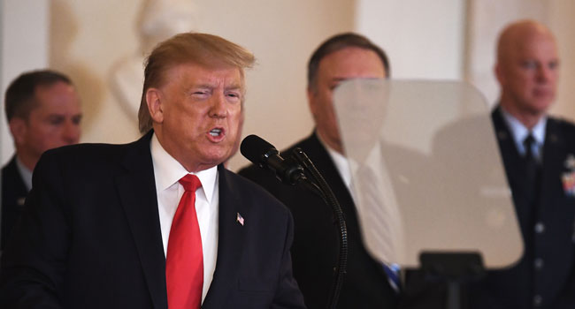 Iran ‘Appears To Be Standing Down’, Says Trump – Channels Television